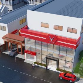 dự án showroom vinfast trường chinh