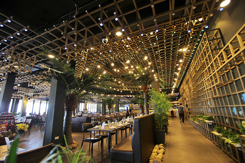 nhà hàng khung thép tiền chế