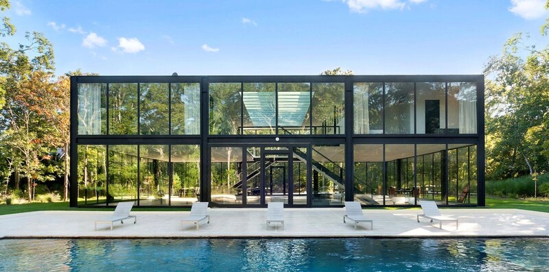 nhà vườn kính khung thép 